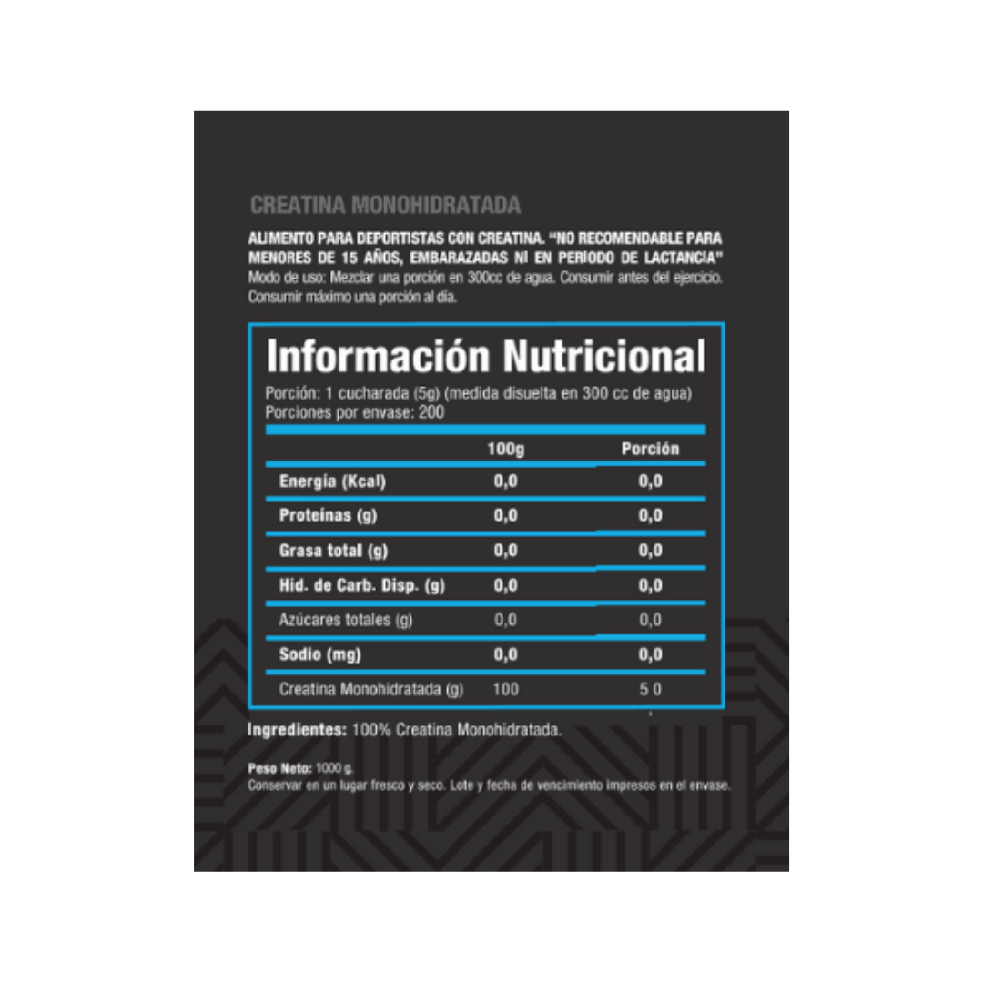 Creatina 100% Monohidrato – 300g | PRIMETECH